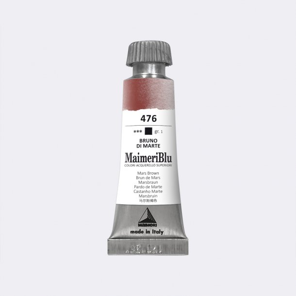 Mars Brown 476 Maimeri Blu Watercolour 12 ml Tube