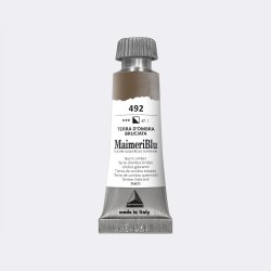 Burnt Umber 492 Maimeri Blu Watercolour 12 ml Tube