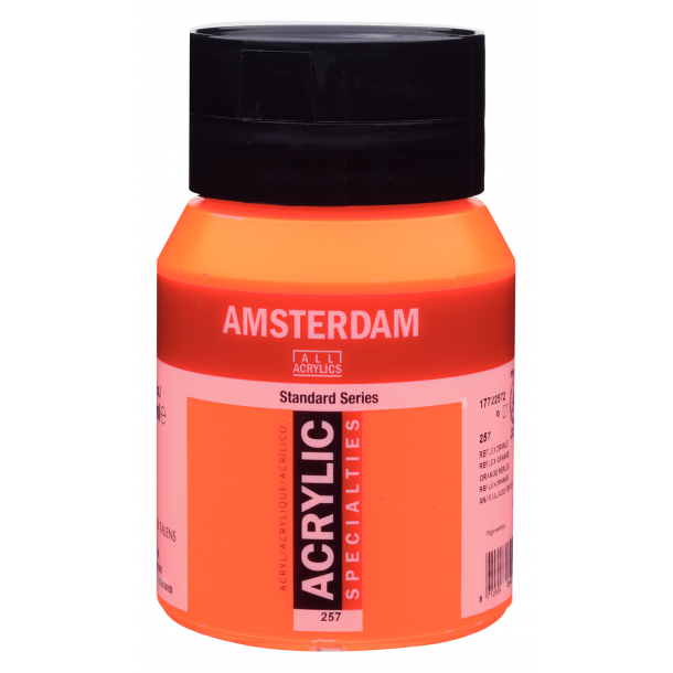 Amsterdam Akrylmaling 500 ML. "Reflex Orange 257"