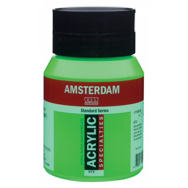 Amsterdam Akrylmaling 500 ML. "Reflex Green 672"