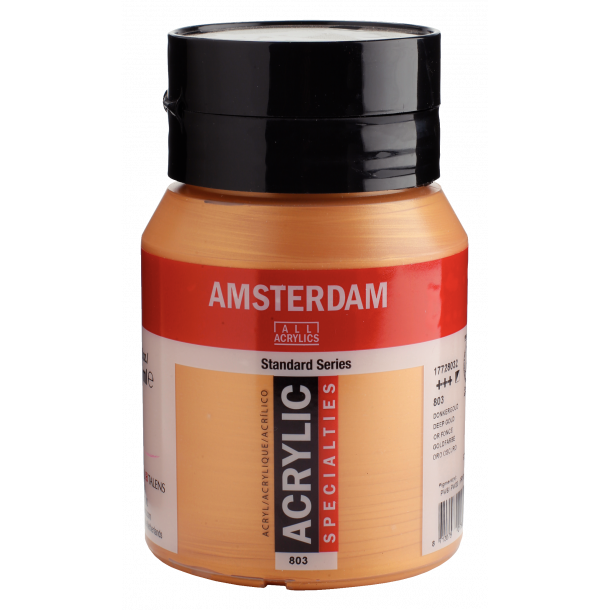 Amsterdam Akrylmaling 500 ML. "Deep Gold 803"