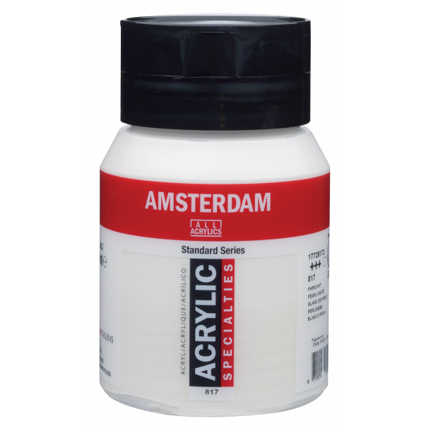 Amsterdam Akrylmaling 500 ML. "Pearl White 817"