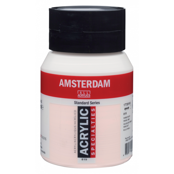 Amsterdam Akrylmaling 500 ML. "Pearl Red 819"