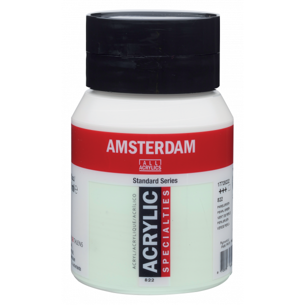 Amsterdam Akrylmaling 500 ML. "Pearl Green 822"