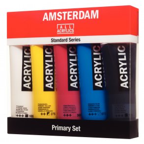 Amsterdam Akrylmaling Primary st med 5 x 120 ML