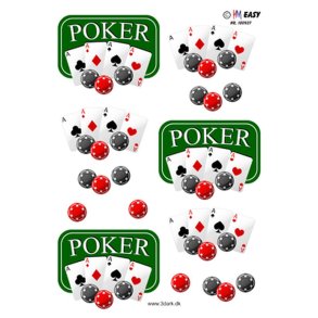 3D ark Poker, esser og jetoner M10