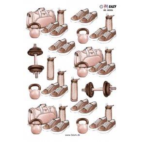 3D ark Pink tr�ningsudstyr M10