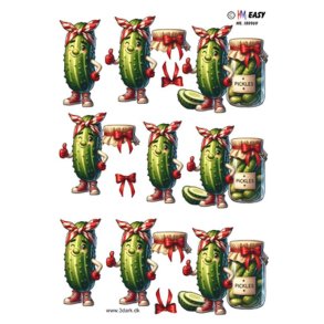 3D ark Sjov syltet dameagurk M38