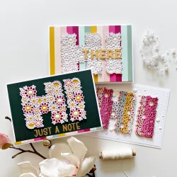 A pocket full of happiness die Floral Hi Die Set by Paige Taylor Evans D13