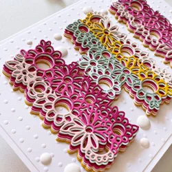 A pocket full of happiness die Floral Hi Die Set by Paige Taylor Evans D13