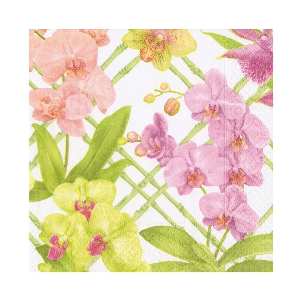Frokost serviet Orchid conservatory 20stk