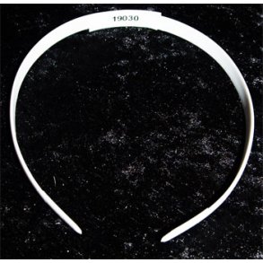 H�rb�jle hvid plast 10mm 2stk