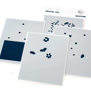 Arch Florals layering stencil 4stk - pink Fresh - xxx