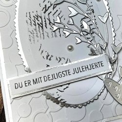 Akrylstempel Dejligste julehjerte Design5