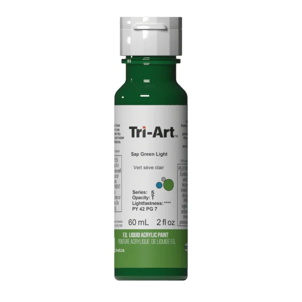 Tri-Art Liquid Sap Green Light 60 ML.