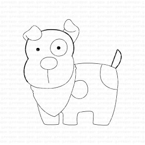 Gummistempel Pricken gummiapan ST29