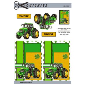 3D ark Q Gr�n traktor M4