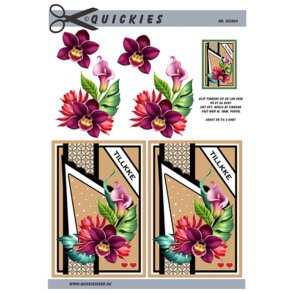 3D ark Q Orkide & fredsliljer M4