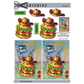 3D ark Q Sjov burger & mobil M4