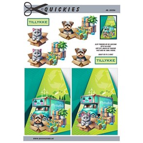 3D ark Q Flyttebil m. dyr M25