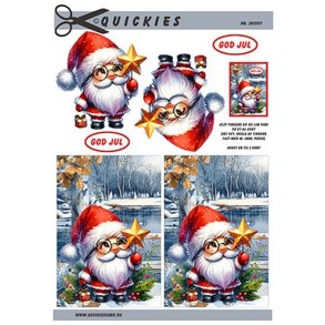 3D ark Q julemand m. stjerne M16