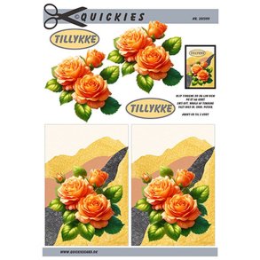 3D ark Q Orange roser M25