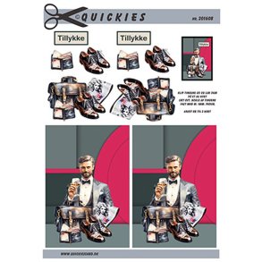 3D ark Herremotiver. Quickies card, M19