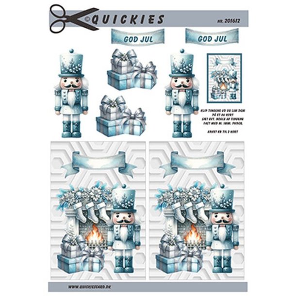 3D ark Kamin og nddeknkkeren. Quickies card, M19