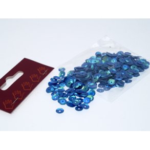 Pailletter bl/lilla 6mm ca. 500stk