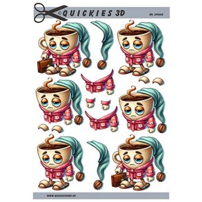 3D ark Q Morgenkaffe m. lyser�d morgenk�be M25