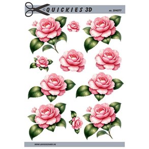 3D ark Lyserd rose Quickies, M19