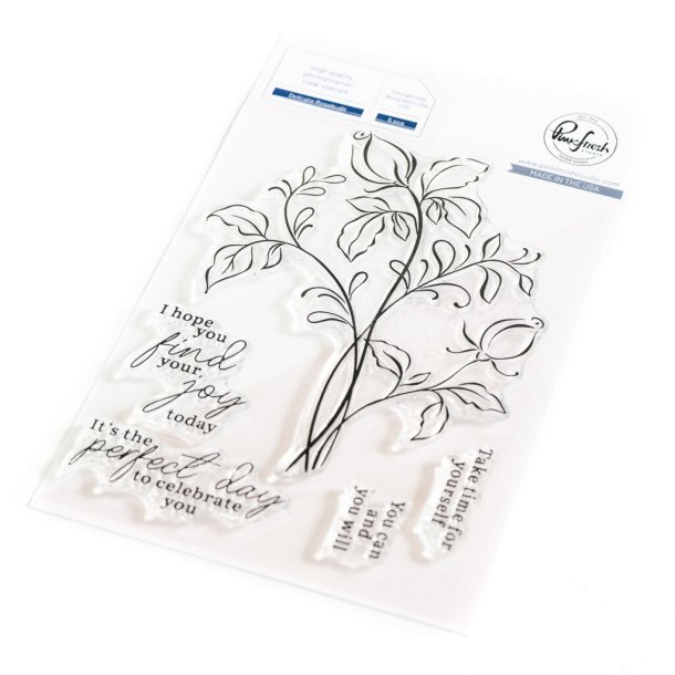 Pinkfresh Studio Stempel Delicate Rosebuds