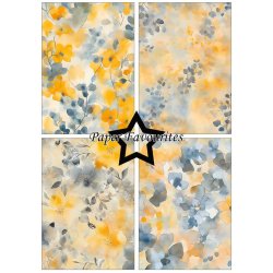 Papirblok Watercolour Flowers A5 PFA208