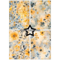 Papirblok Watercolour Flowers A5 PFA208