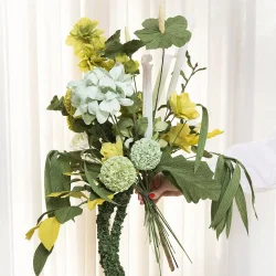 Crepepapir 8 Ark, 25x60 cm, Strk/crepe: 180%, 105 g, Natur