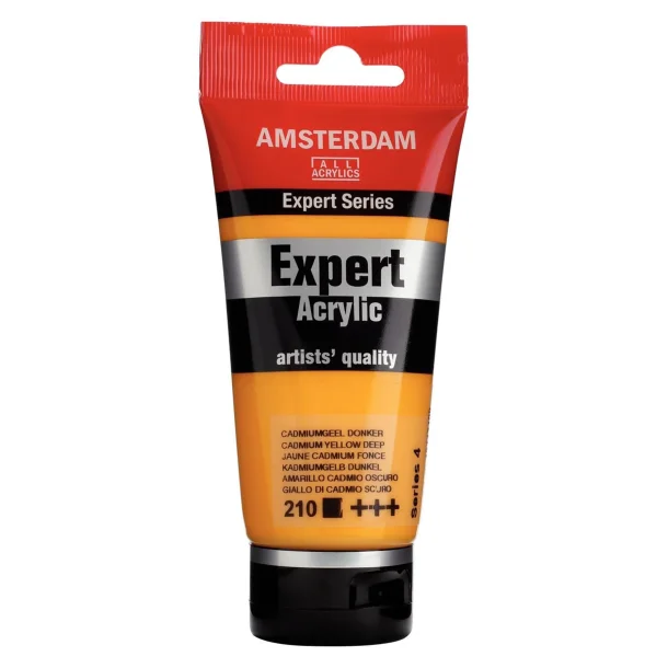 AMSTERDAM Expert Series acrylic tube 75 ml Cadmium Yellow Deep 210