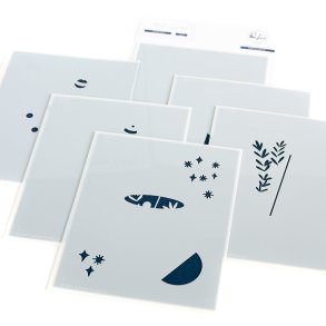 Stencil Holiday Spirit - Pinkfresh Studio