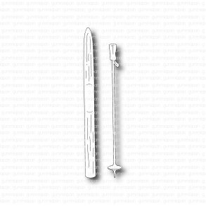 Die Skida og Stav gummiapan J