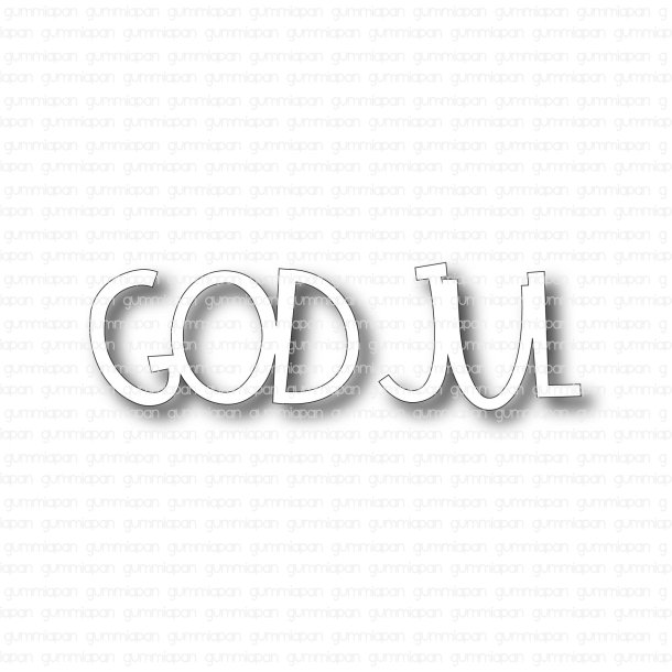 Die God Jul gummiapan J
