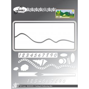 Die Slimcard Landscape BLD1352 By Lene D7