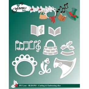 BY LENE Die Snowman Accessories 1 BLD1593