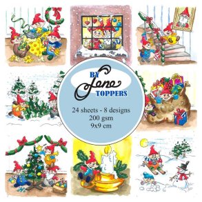 BY LENE TOPPERS Elves & Gnomes BLT009 9x9cm 