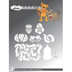 Die BY LENE BLD1644 Funny dog 