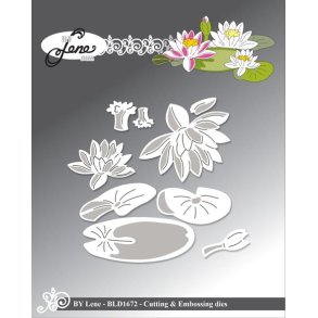 Die Water Lilies BLD1672 BY LENE