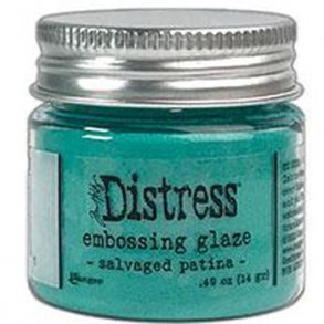 Distress embossing glaze Salvage patina