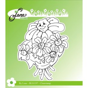 Akrylstempel BLS1197 Flower family ST30