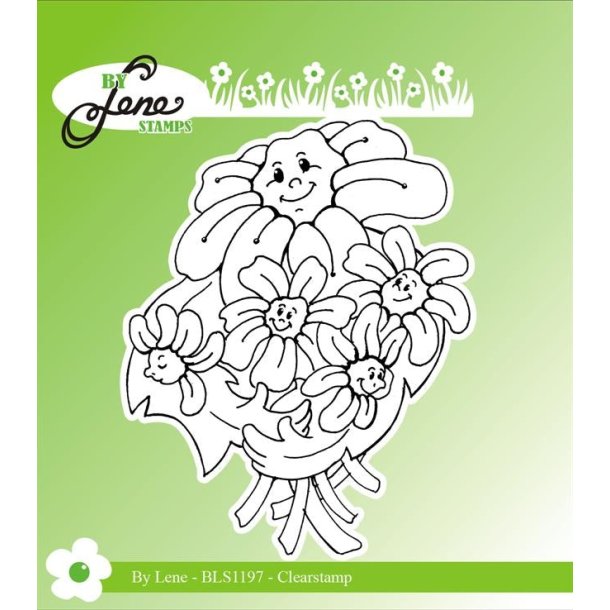 Akrylstempel BLS1197 Flower family ST30