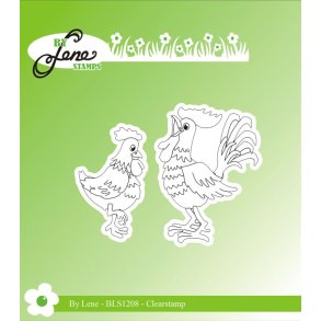 Akrylstempel BLS1208 Chickens 1 ST11
