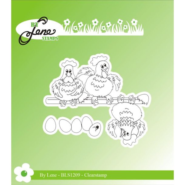 Akrylstempel BLS1209 Chickens 2 ST25