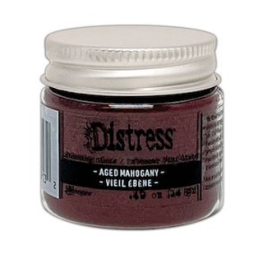 Distress Embossing Glaze - Aged Mahogany 14 gr